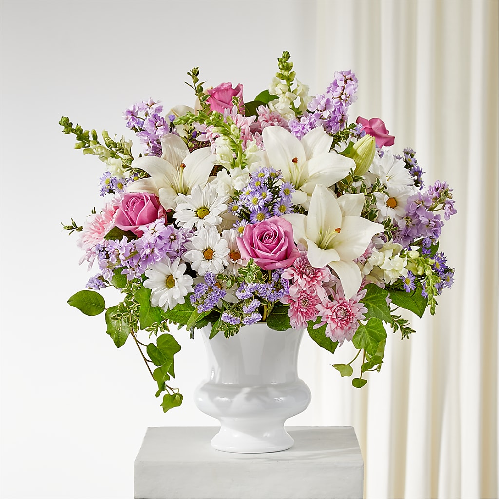Remarkable Life Urn Arrangement – Lupita Flowers, Novato CA