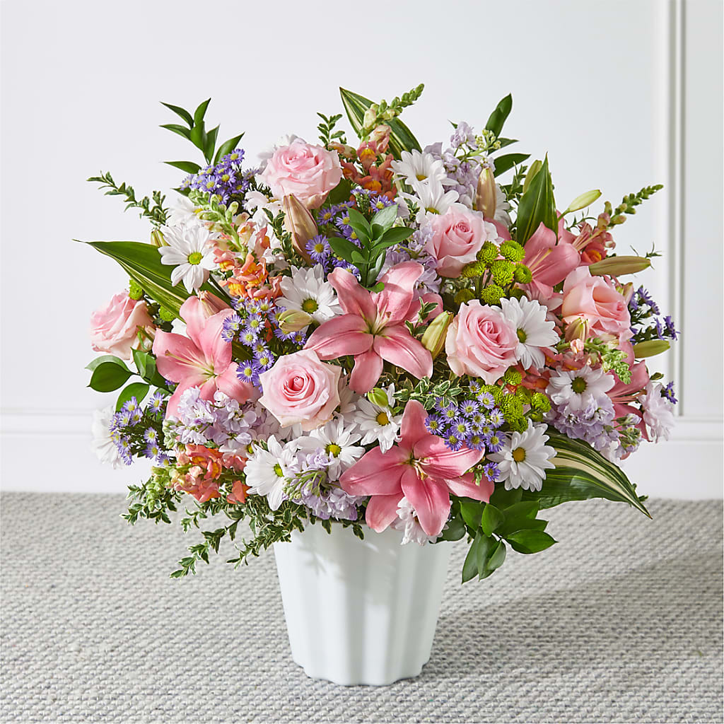 Abundant Compassion Floor Basket – Lupita Flowers, Novato CA