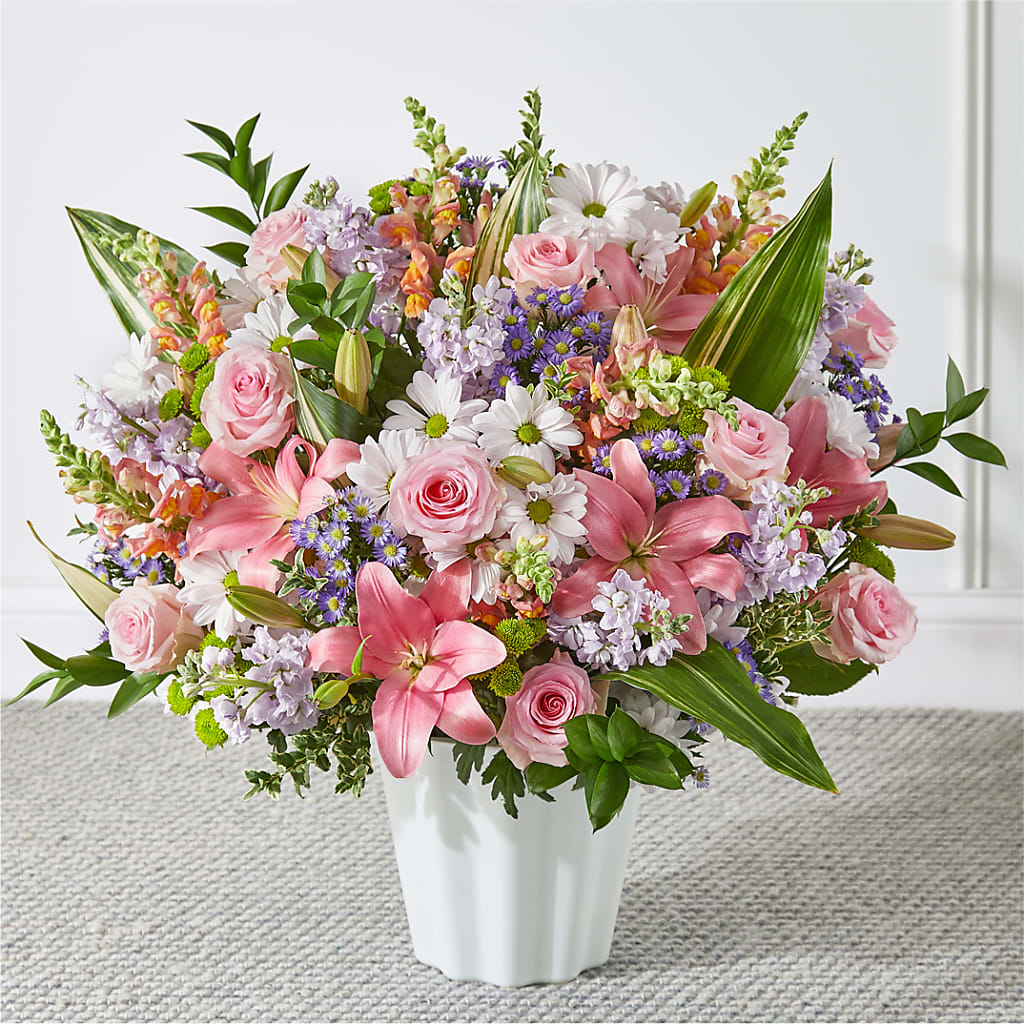 Abundant Compassion Floor Basket – Lupita Flowers, Novato CA