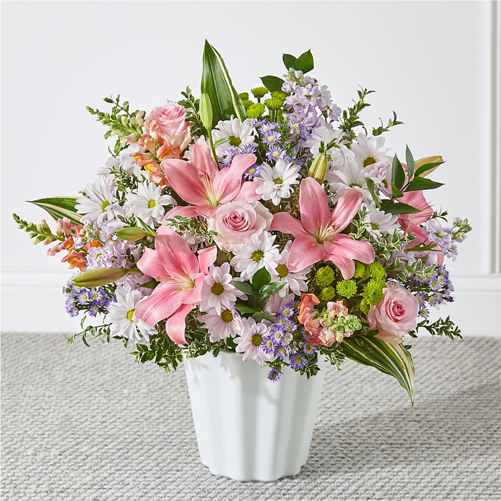 Abundant Compassion Floor Basket – Lupita Flowers, Novato CA