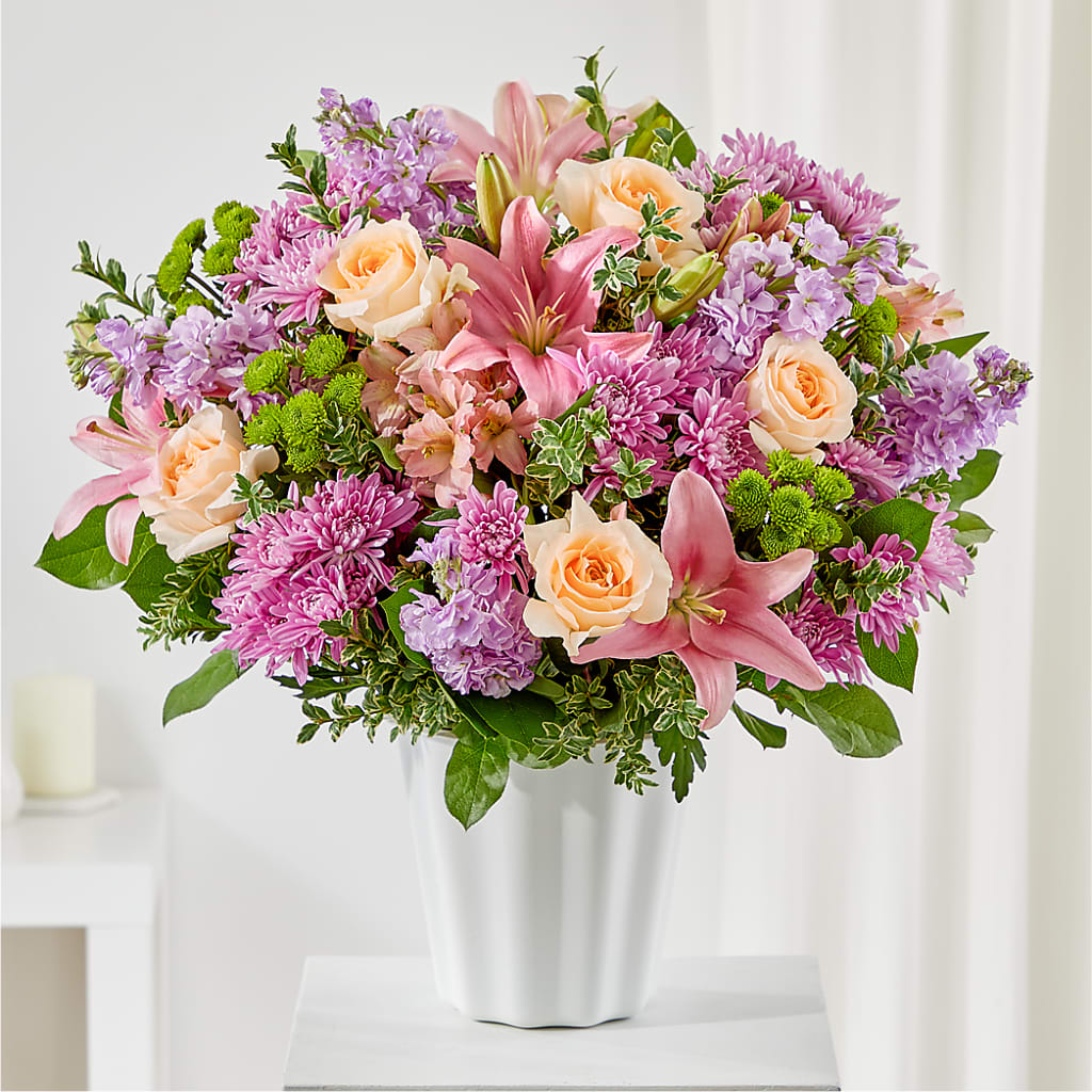 Supportive Embrace Tabletop Basket – Lupita Flowers, Novato CA