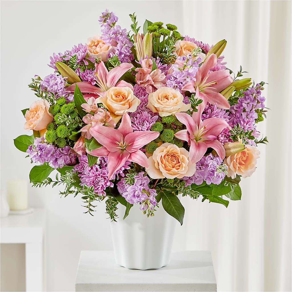 Supportive Embrace Tabletop Basket – Lupita Flowers, Novato CA