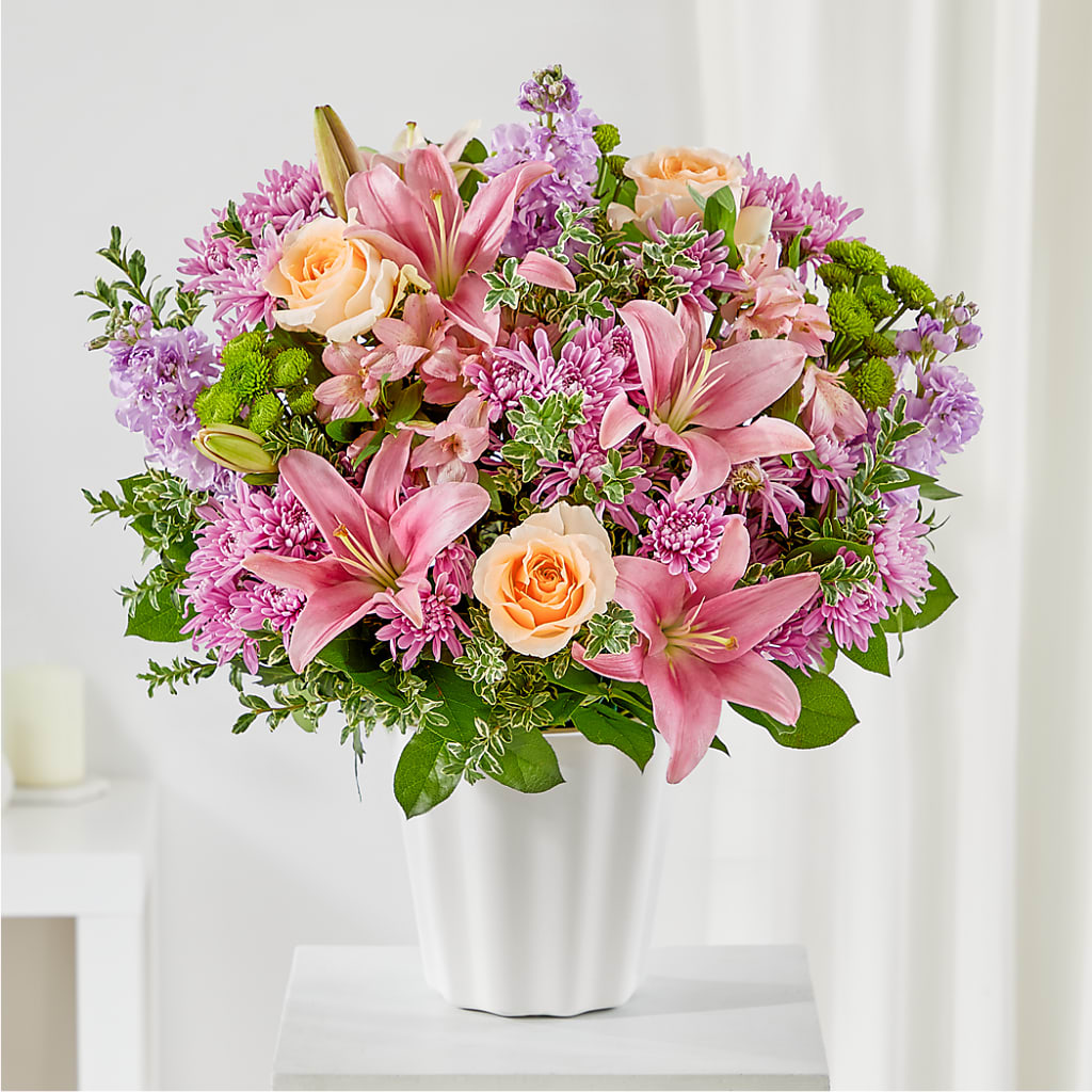 Supportive Embrace Tabletop Basket – Lupita Flowers, Novato CA