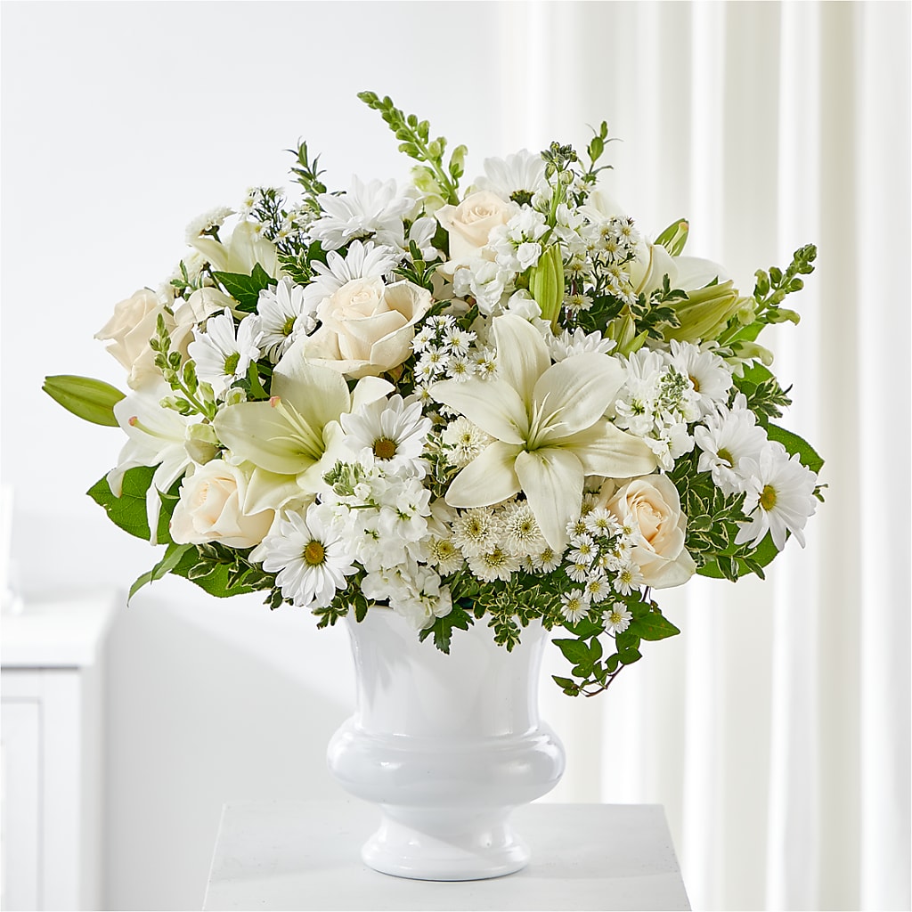 Uplifting Urn Arrangement – Lupita Flowers, Novato CA