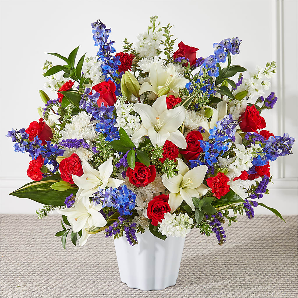 Consoled Floor Basket – Lupita Flowers, Novato CA