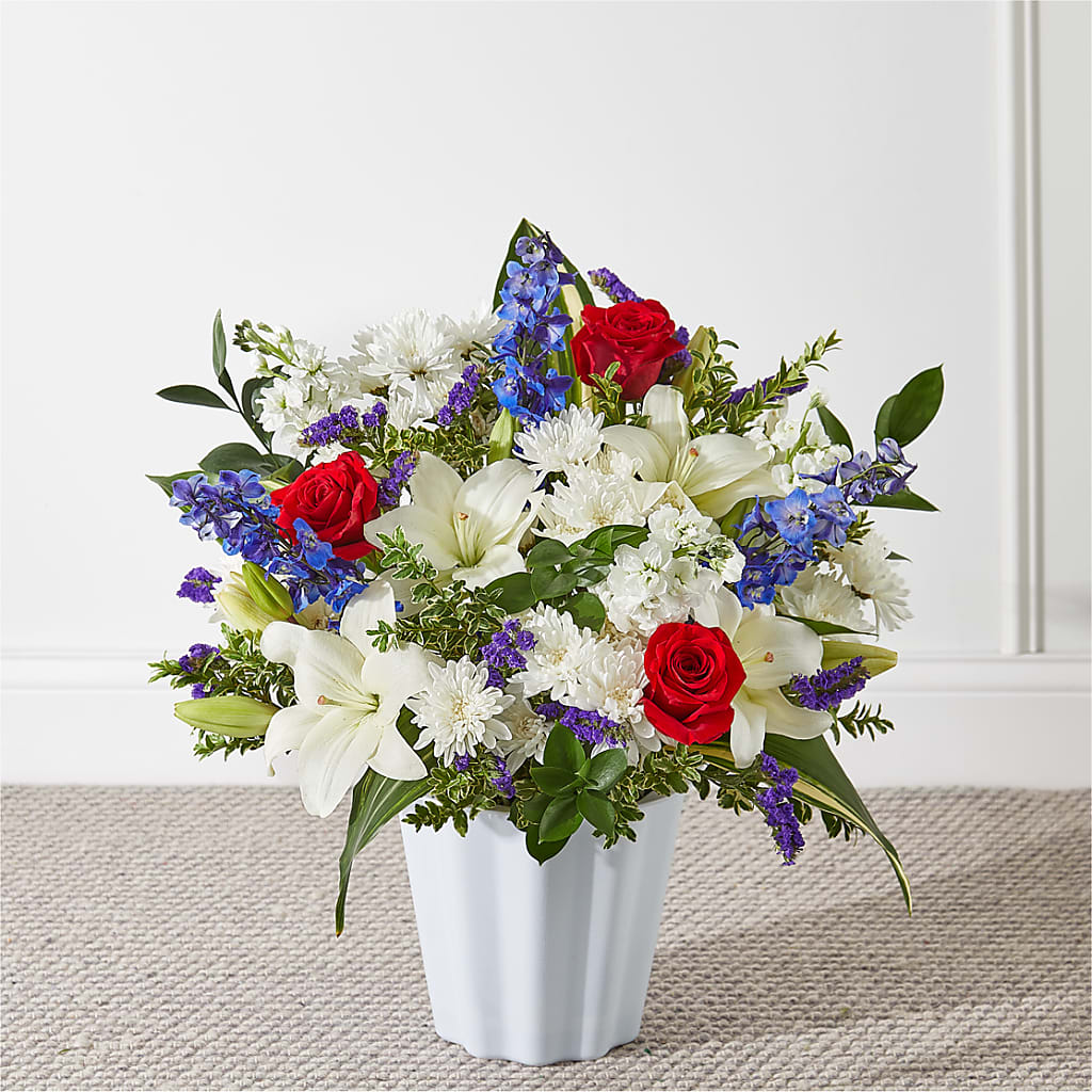 Consoled Floor Basket – Lupita Flowers, Novato CA