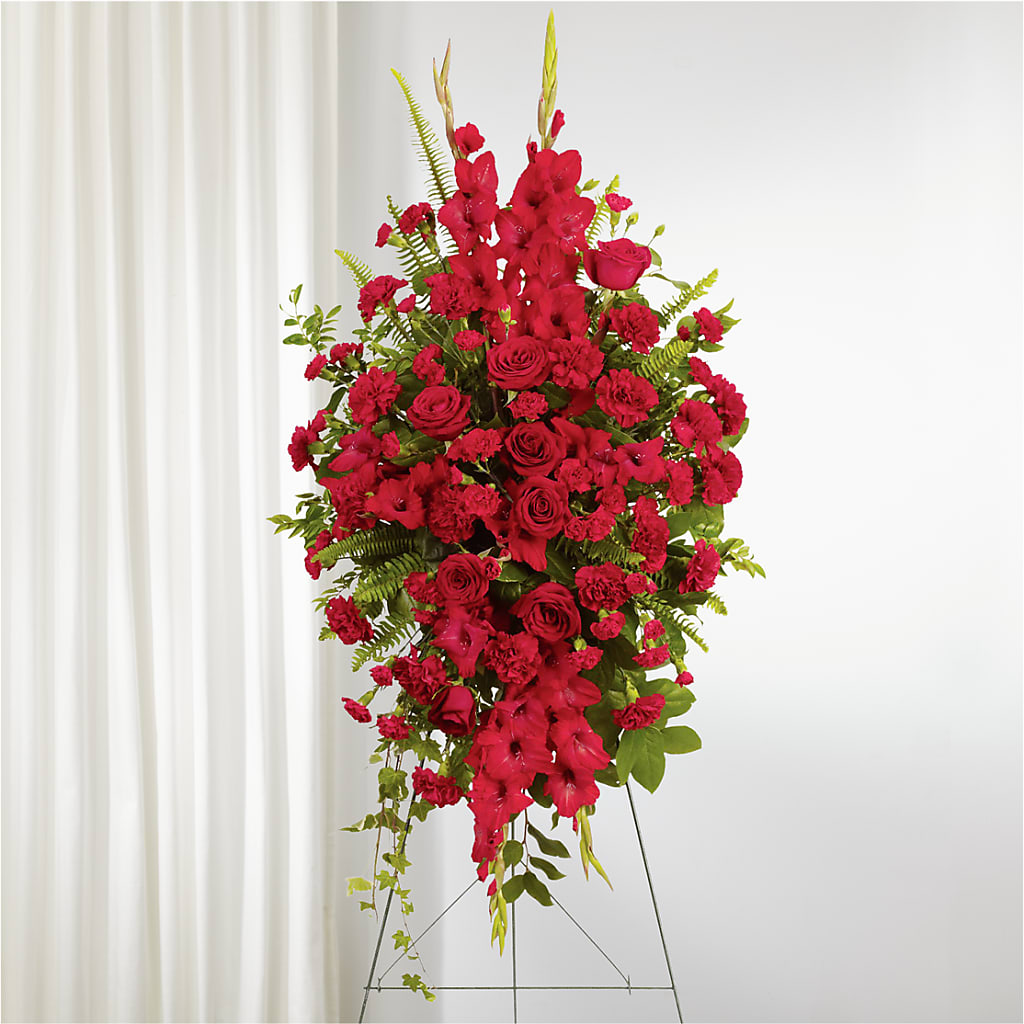 From the Heart Standing Spray – Lupita Flowers, Novato CA