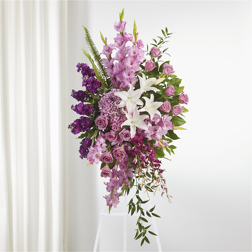 Never Alone Standing Spray – Lupita Flowers, Novato CA