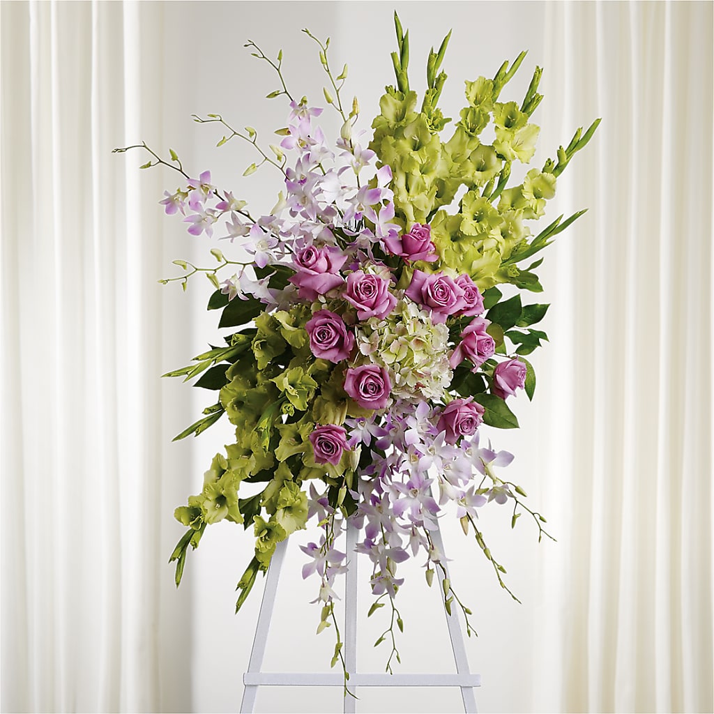 Lasting Legacy Standing Spray – Lupita Flowers, Novato CA