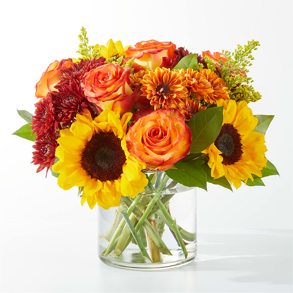 Flannel Scarf Bouquet – Lupita Flowers, Novato CA