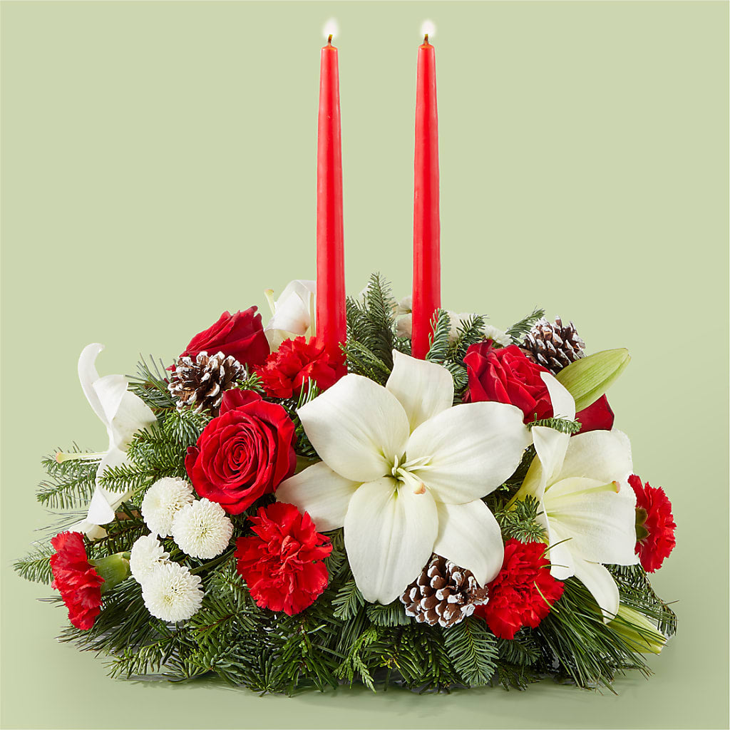 Seasonal Festivities Centerpiece – Lupita Flowers, Novato CA