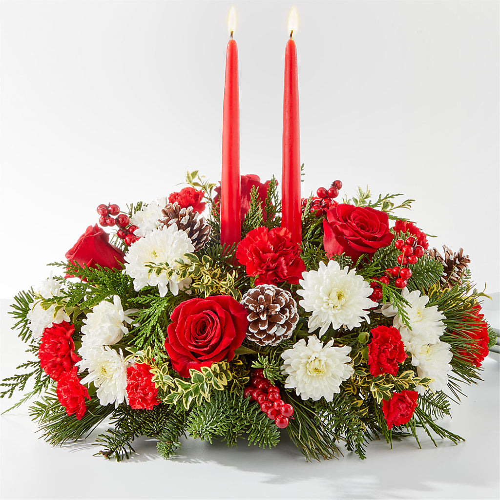 Holiday Soiree Centerpiece – Lupita Flowers, Novato CA
