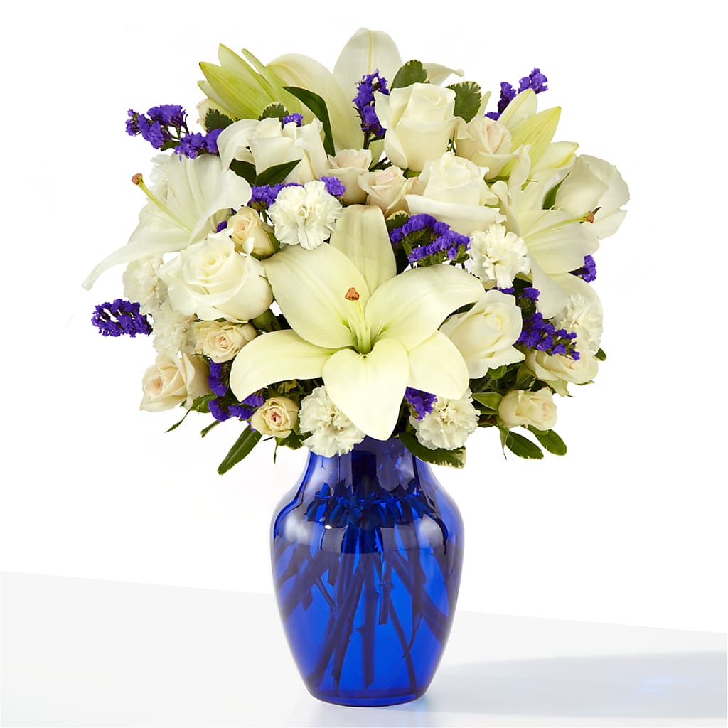 Sapphire Rush Bouquet – Lupita Flowers, Novato CA