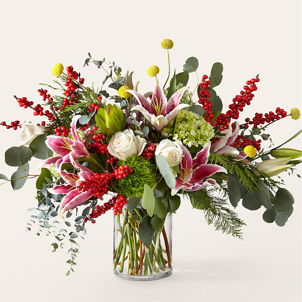 Berry & Bright Bouquet – Lupita Flowers, Novato CA