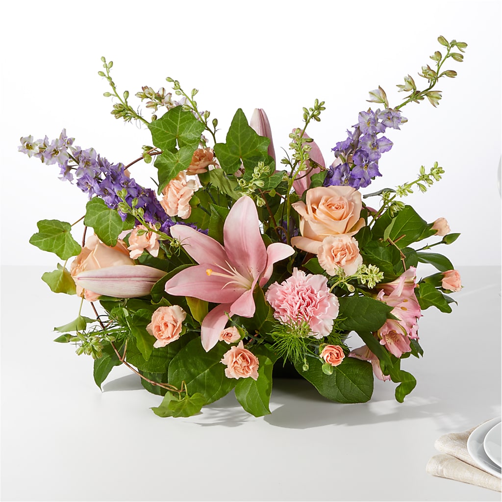 Blossom Time Centerpiece – Lupita Flowers, Novato CA