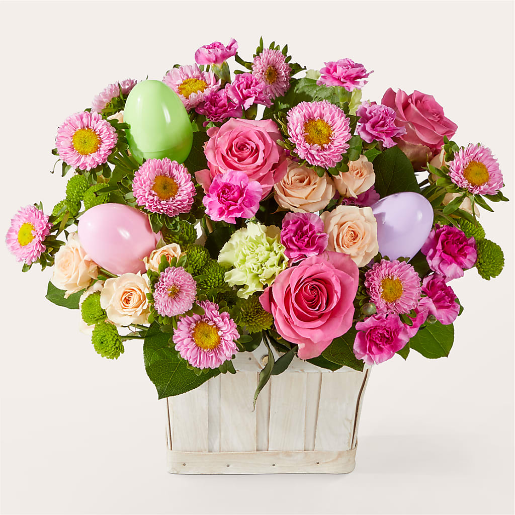 Get Eggcited Basket – Lupita Flowers, Novato CA