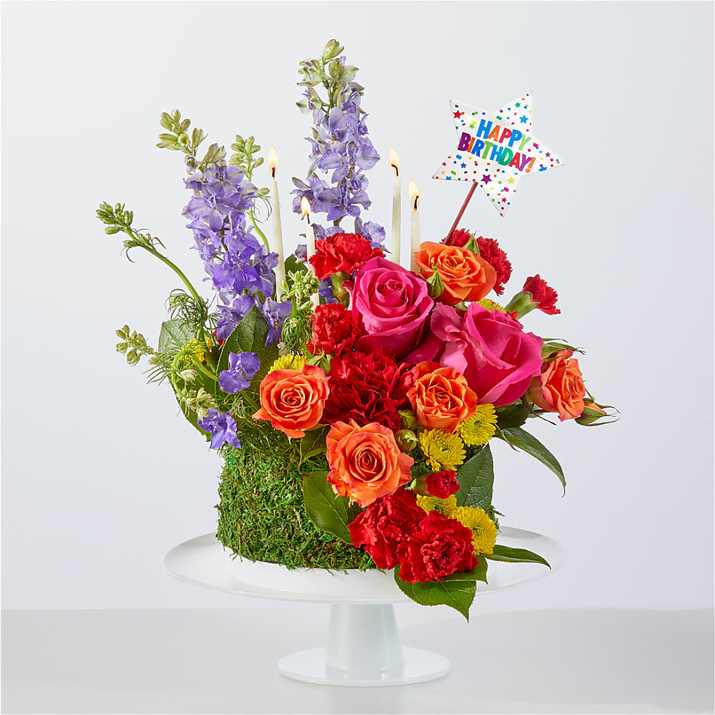 Best Year Yet Floral Cake – Lupita Flowers, Novato CA