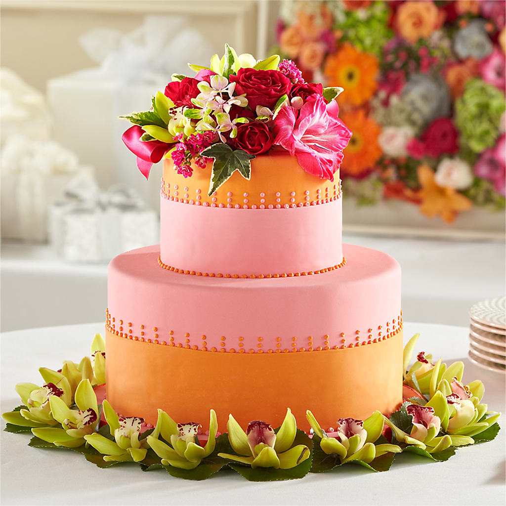 Sweet Citrus Cake Decor – Lupita Flowers, Novato CA