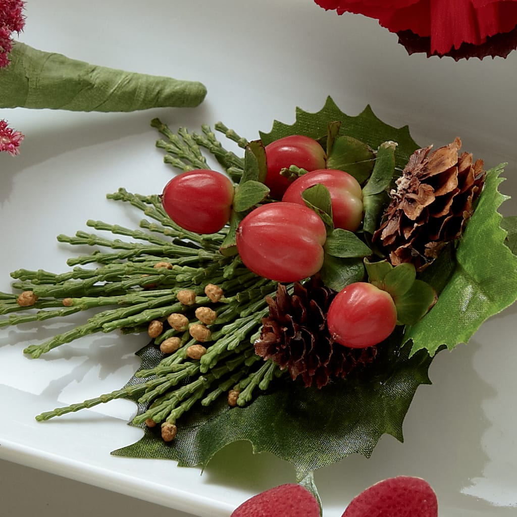 Red Berry Boutonniere – Lupita Flowers, Novato CA