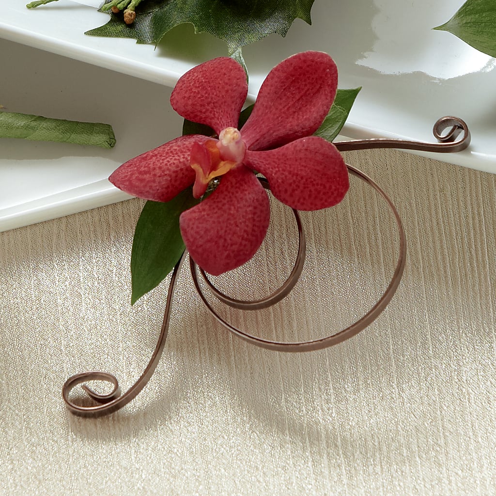 Red Mokara Boutonniere – Lupita Flowers, Novato CA