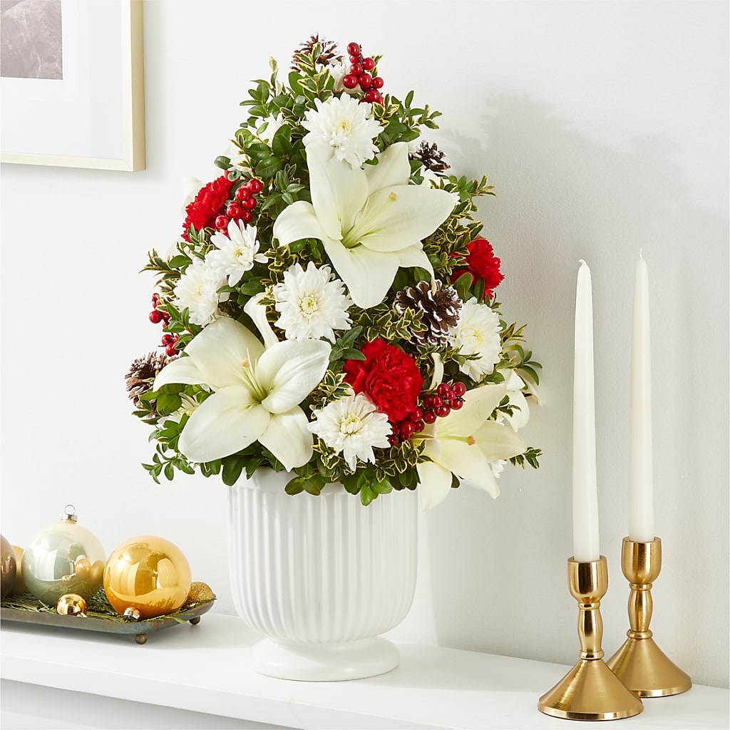 Festive Moments Tree –  Lupita Flowers, Novato CA