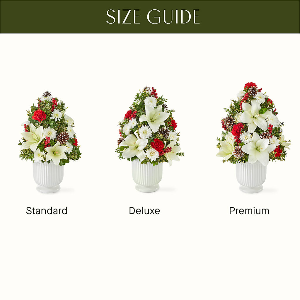 Festive Moments Tree –  Lupita Flowers, Novato CA