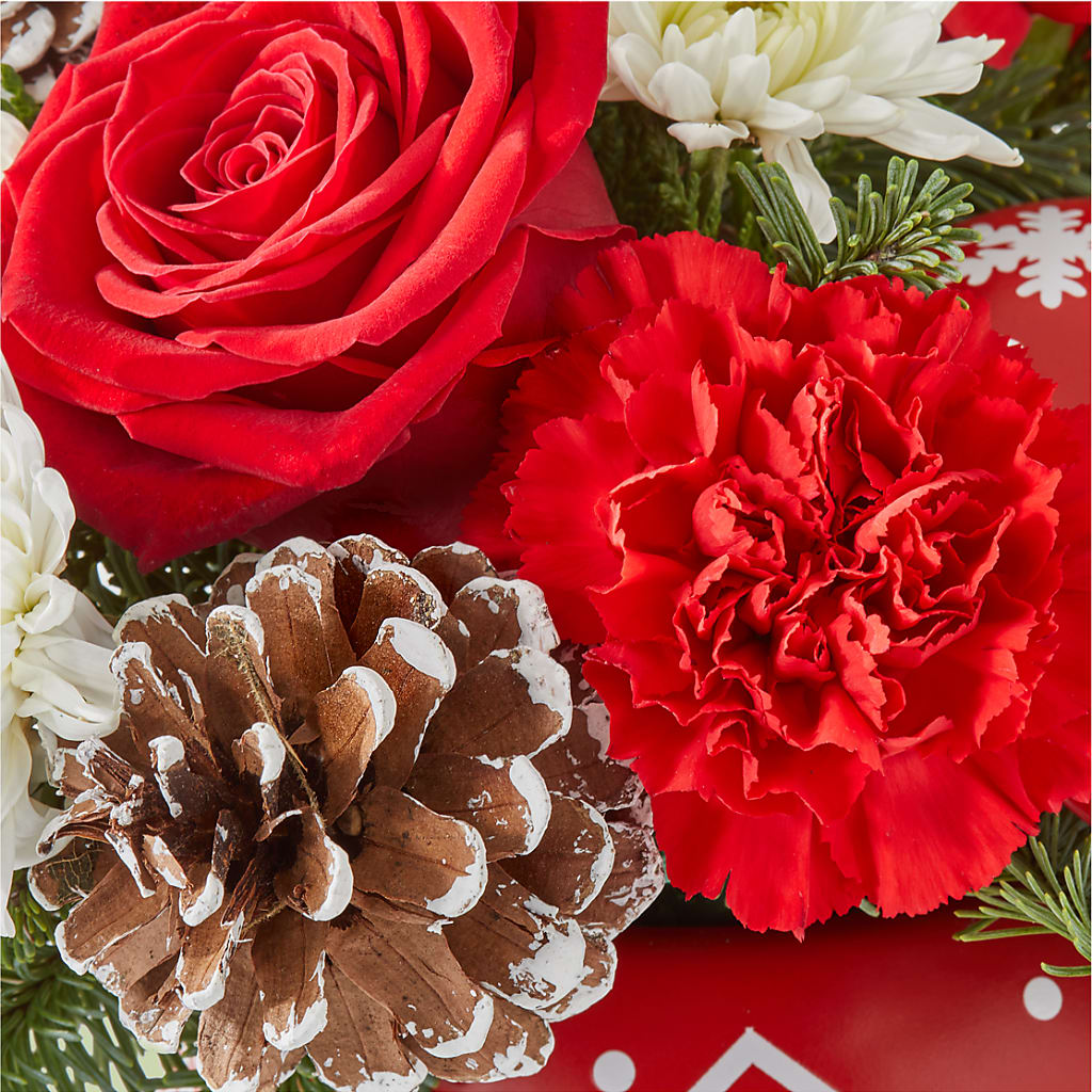 Christmas Village Ornament –  Lupita Flowers, Novato CA