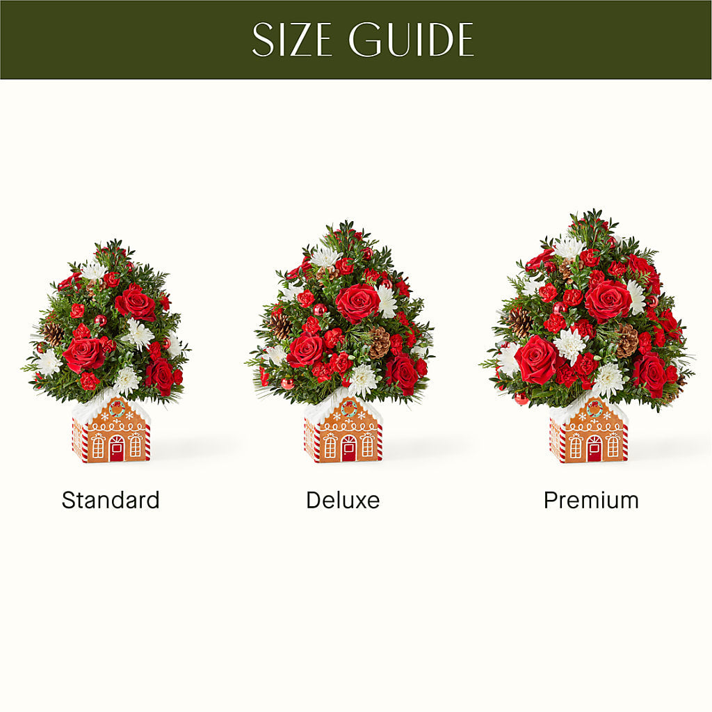 Spiced Gingerbread Tree –  Lupita Flowers, Novato CA