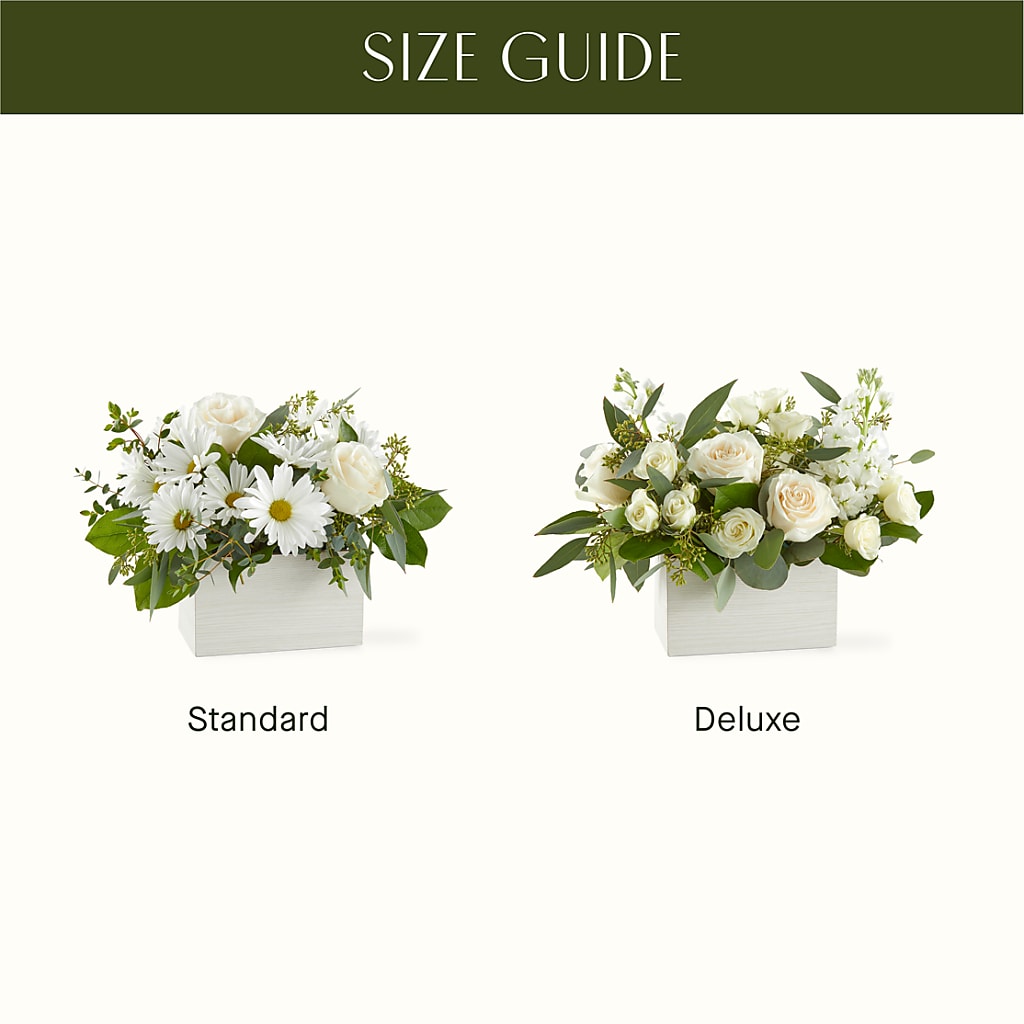 Fresh Linen Box Bouquet –  Lupita Flowers, Novato CA