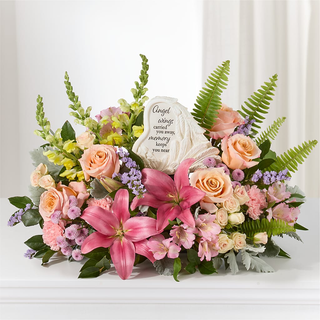 Gentle Light Arrangement –  Lupita Flowers, Novato CA