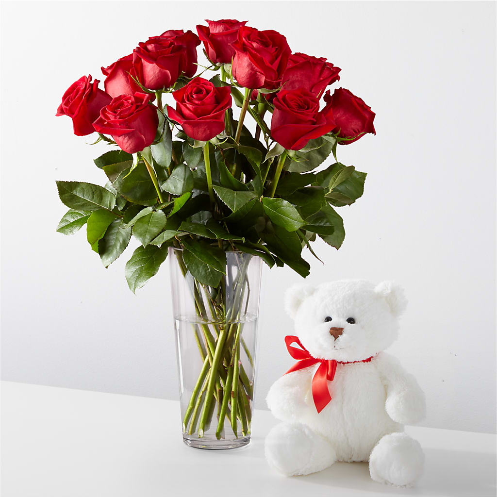 Romantic Long Stem Red Rose Bouquet Bundles –  Lupita Flowers, Novato CA