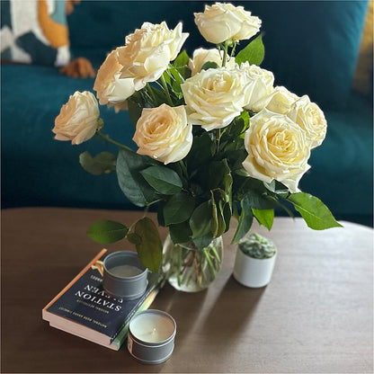 Long Stem Yellow Rose Bouquet –  Lupita Flowers, Novato CA