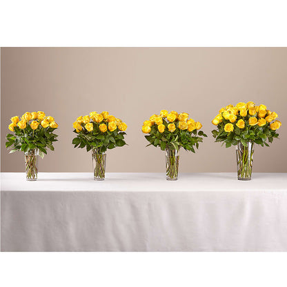 Long Stem Yellow Rose Bouquet –  Lupita Flowers, Novato CA