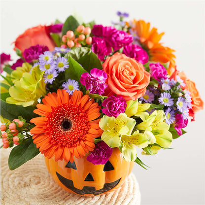 Tricks & Treats Pumpkin –  Lupita Flowers, Novato CA