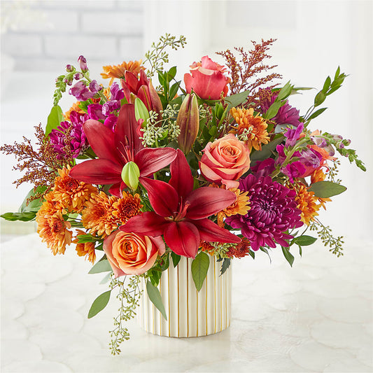 Burgundy Landscape Bouquet –  Lupita Flowers, Novato CA