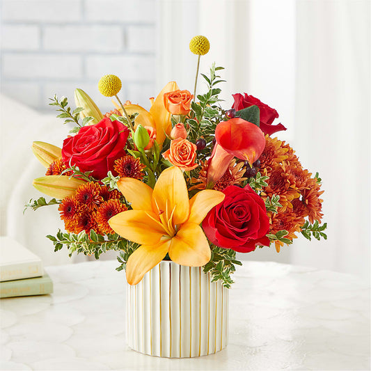 Scarlet Skies Bouquet –  Lupita Flowers, Novato CA