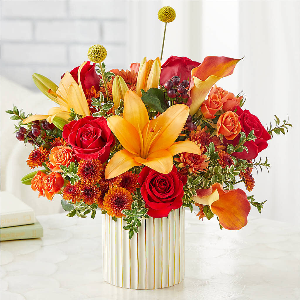 Scarlet Skies Bouquet –  Lupita Flowers, Novato CA