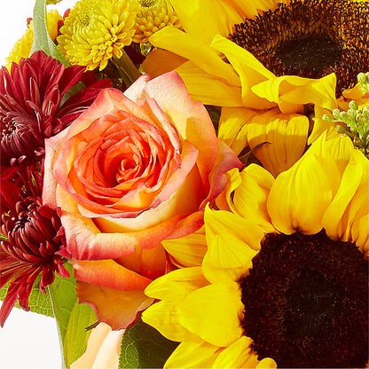 Golden Gourd Pumpkin Bouquet –  Lupita Flowers, Novato CA