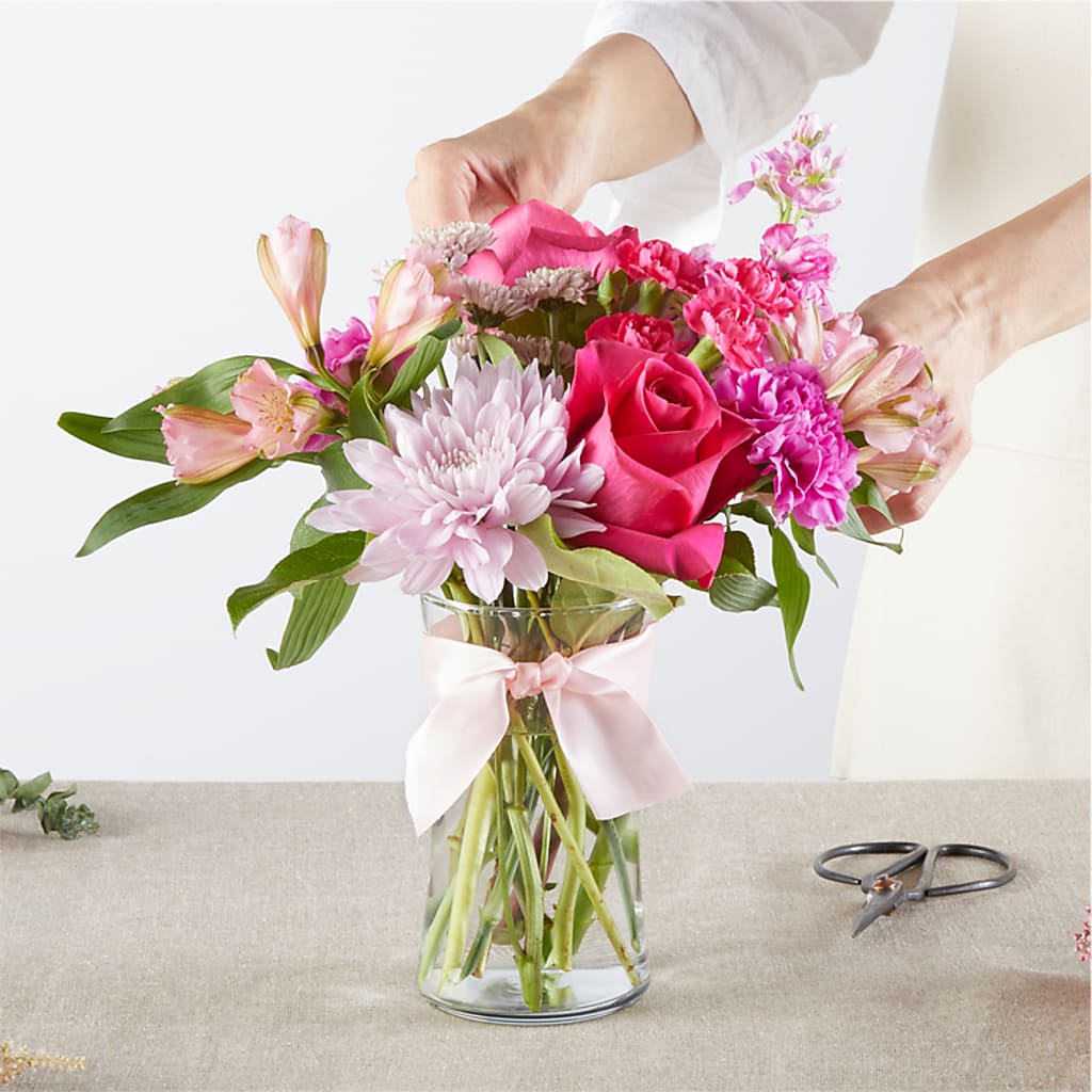 Pink Ribbon - A Florist Original –  Lupita Flowers, Novato CA