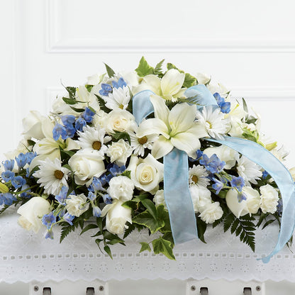 Tender Treasure Casket Spray –  Lupita Flowers, Novato CA