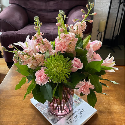 Pretty in Pink Bouquet –  Lupita Flowers, Novato CA
