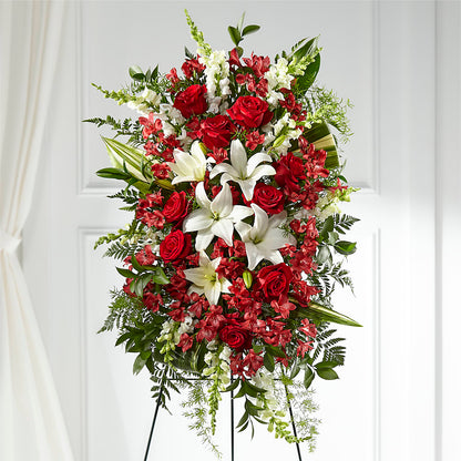 Everlasting Memory Standing Spray –  Lupita Flowers, Novato CA