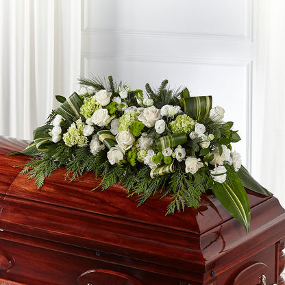Hopeful Gesture Casket Spray –  Lupita Flowers, Novato CA