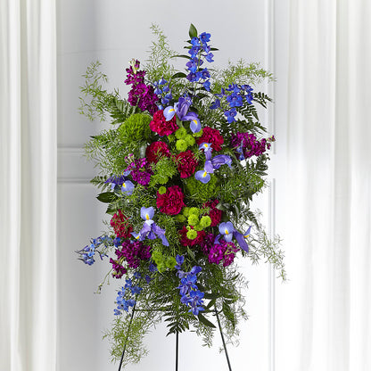 Heavenly Skies Standing Spray –  Lupita Flowers, Novato CA