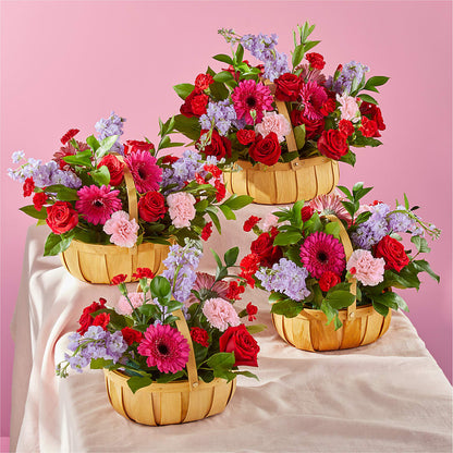 Pink Picnic Basket –  Lupita Flowers, Novato CA