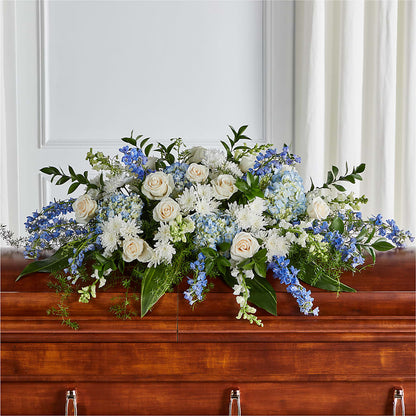 Timeless Essence Casket Spray –  Lupita Flowers, Novato CA