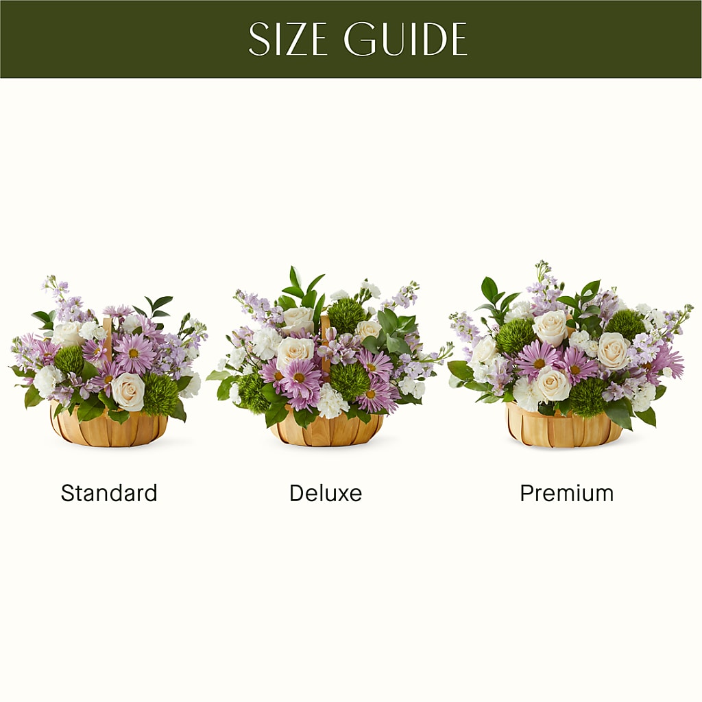 Peace & Love Basket –  Lupita Flowers, Novato CA