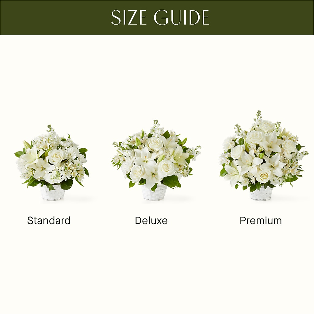 Peaceful Reflections Arrangement –  Lupita Flowers, Novato CA