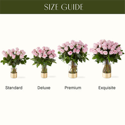 Picture Perfect Pink Rose Bouquet –  Lupita Flowers, Novato CA