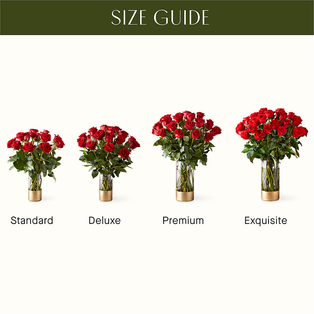 Classic Love Red Rose Bouquet –  Lupita Flowers, Novato CA